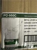 MATCO PD-950C 2 CHROME ROMAN TUB FAUCET