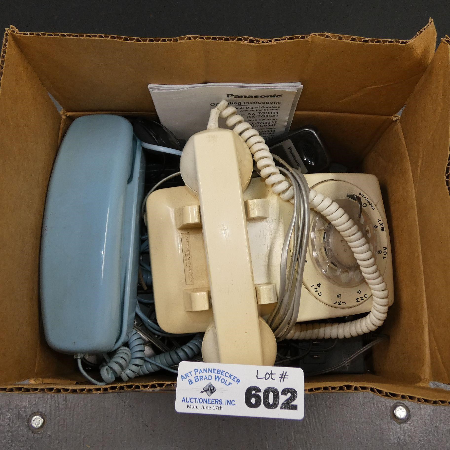 Lot of Various Telephones