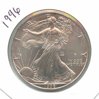 1996 U.S. Silver Eagle ASE - 1 oz Fine Silver