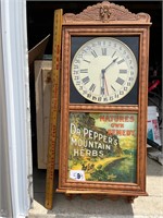 Dr. Pepper’s Mountain Herds wall clock
