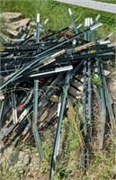 LARGE ASSORTMENT OF FENCE POST