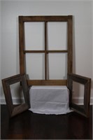 Vintage Window Frame and 2 frames