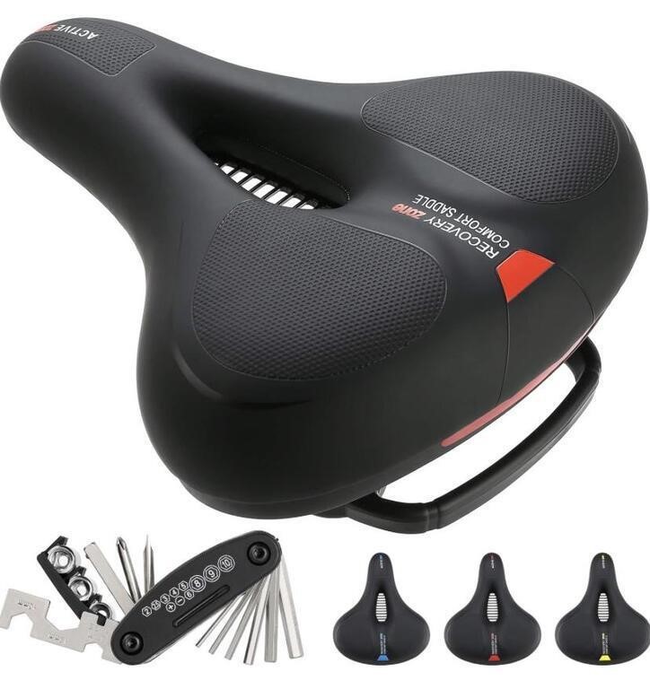 ACCOT, COMFORT FOAM BIKE SEAT, 8.66 X 10.24 IN.