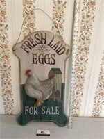 Fresh laid eggs sign