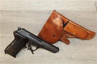 CZ52 caliber 7.62 x 25 Pistol w/ holster, extra