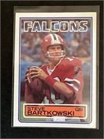 1983 TOPPS NFL FOOTBALL "STEVE BARTKOWSKI" NO. 1