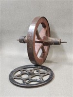Antique Wooden & Cast Iron Wheels