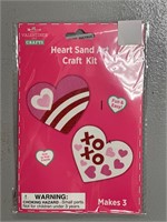 Heart sand Art craft kit