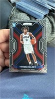 2020-21 Prizm Basketball Tyrese Maxey Rookie Card