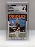 1986 Topps #340 Cal Ripken Jr CGC 8.5 HOF