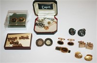 Cuff Links & Pins, Some Marked Sterling