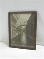 11.5"x 14.5" Framed Canal Image
