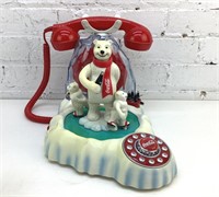 Large Animated Polar Bear coca-Cola telephone