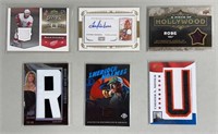 6pc 2006-09 Signed & Patch Topps / UD Cards