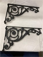 Shelf brackets or plant hooks