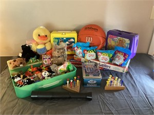Assorted games and toys