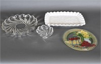 Peggy Karr Handmade Glass Platter, Assorted