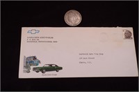 Vintage 1970 Chevrolet Monte Carlo Dealer Envelope
