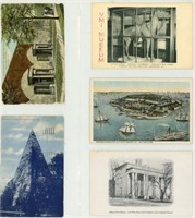(5) Vtg Postcards of Confederate White House,