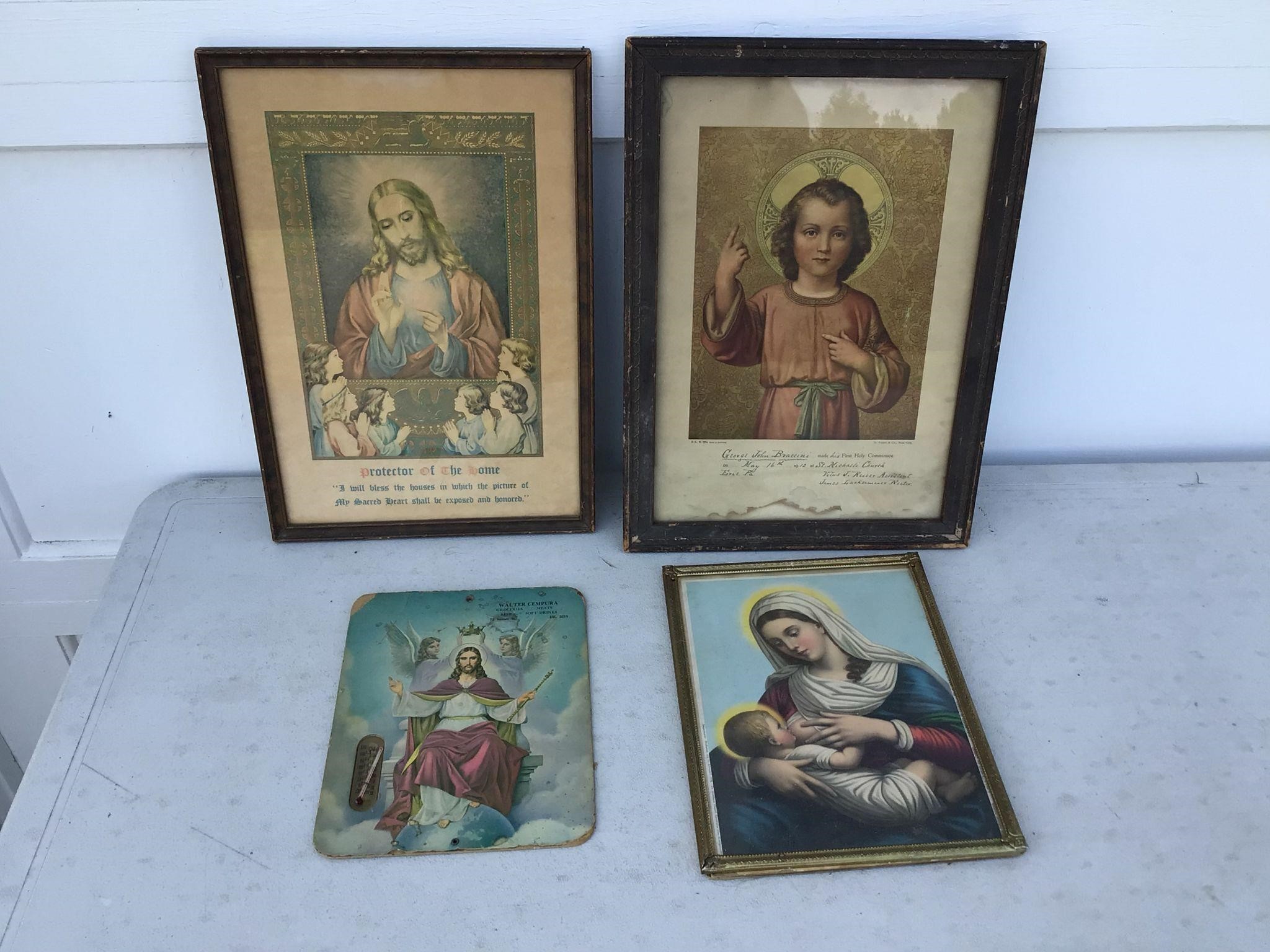 4 RELIGIOUS PRINTS