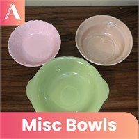 Lot of Misc Bowls