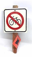 No Bike Sign