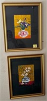 B - 2 PIECES FRAMED ART (C2)