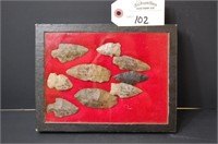 Various Arrowheads Found In Tennesee