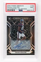 #75/75 GRADED ISAIAH COULTER AUTO FOOTBALL CARD