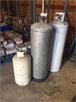 (3) PROPANE TANKS, EMPTY