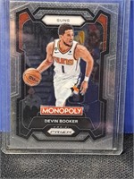 2024 Prizm Devin Booker Suns Monopoly Card