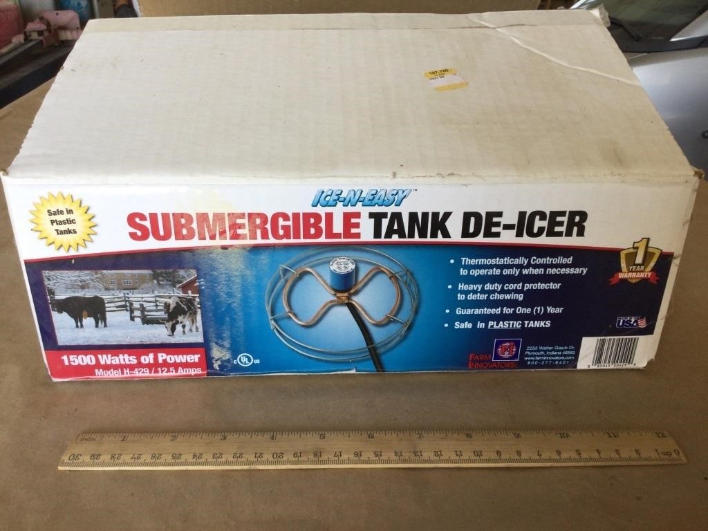 Ice-N-Easy Submergible Tank De-Icer-1500 Watts of