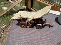 Vintage Wagon Lights- one broken wheel