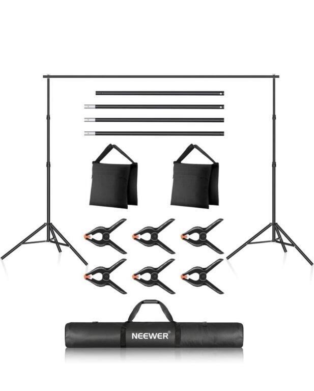 NEEWER BACKDROP STAND 10FT X 7FT, ADJUSTABLE