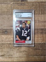 2000 NFL rookie Tom Brady football card