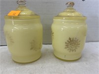 West Virginia Glass Bath Jars