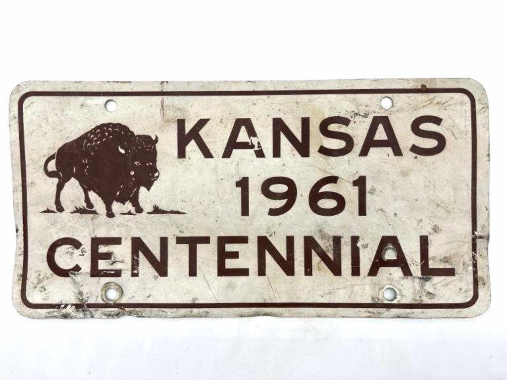 1961 Kansas Centennial Plate