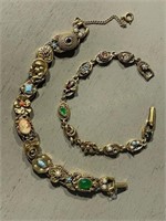 Vintage Ladies Charm Bracelets