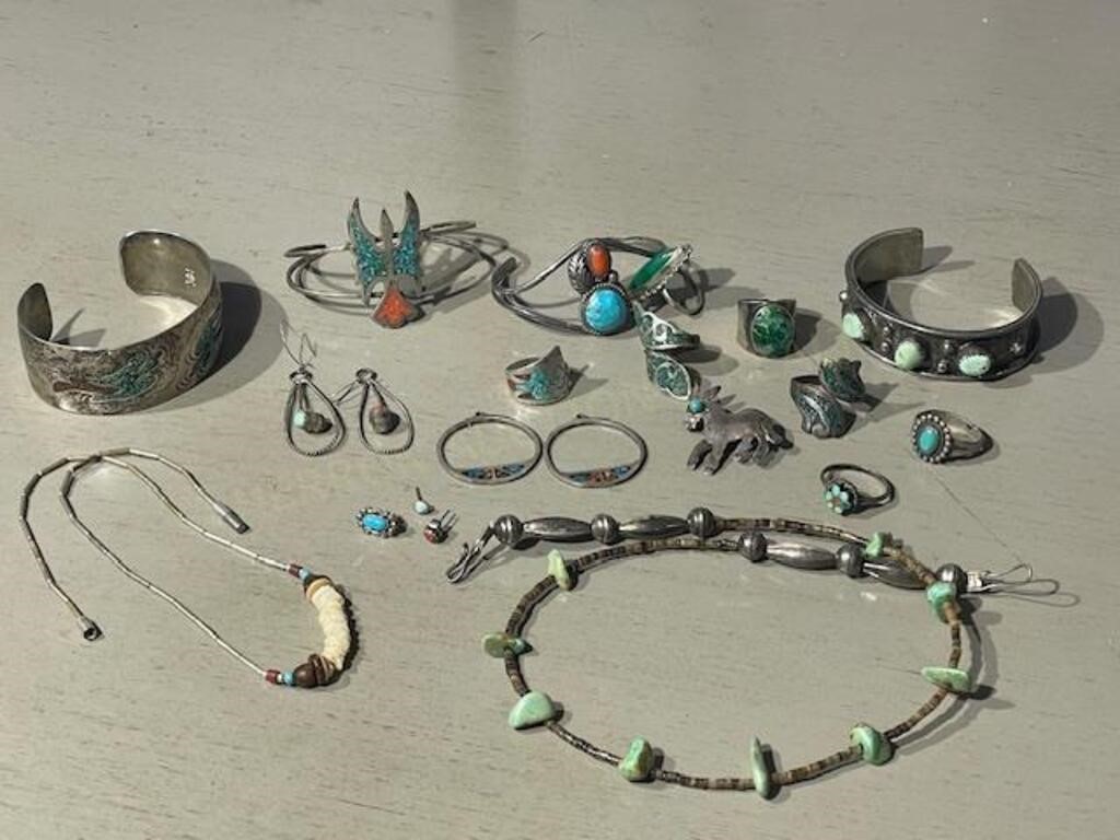 Misc. Navajo Jewelry Lot