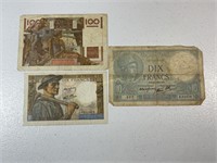 Currency from France