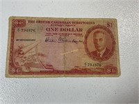 Currency from British Caribbean