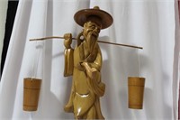 A Wooden Chinese Fisherman