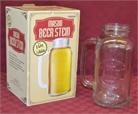 1/2 Gallon Mason Jar Style Beer Stein