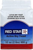 Red Star Active Dry Yeast, Value Size, 908g