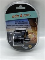 RIDE & RUN VENT CAR MOUNT W/ MOUNTING RACKET