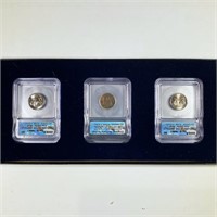 2005-P/D 3 Coin Buffalo Nickel Set SUPERB GEM BU
