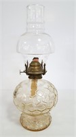 Vintage Beehive Honeycomb Oil Lamp w/Chimney, Wick