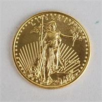 2014 1/10 Ounce Fine Gold Five Dollar Coin.