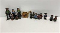 Cast iron Amish figurine lot, vintage, (1)