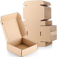 100 Pcs Small Shipping Boxes 6 x 6 x 2 Inches